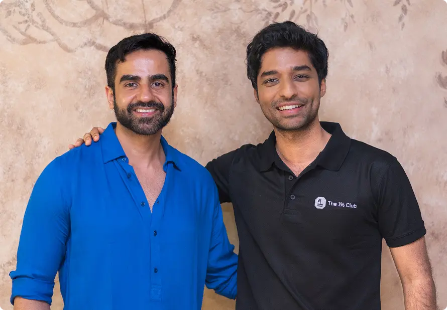 Nikhil Kamath and Sharan Hegde